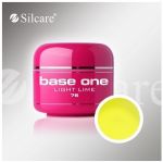 76 Light Lime base one żel kolorowy gel kolor SILCARE 5 g